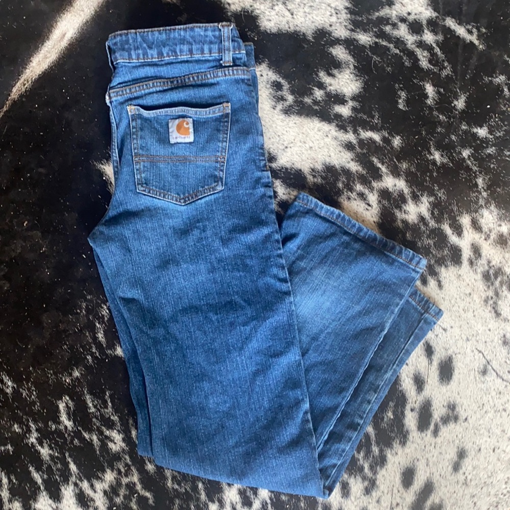 Boy's Carhartt Jeans Sz 14 Adjustable Waist